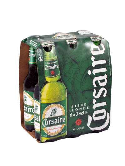 BIERE BOUTEILLE PACK 5.4° 33clx6 CORSAIRE