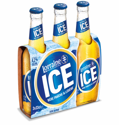 BIERE ICE BOUTEILLE PACK 5° 33clx3 LORRAINE