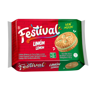 BISCUITS CITRON 403g FESTIVAL