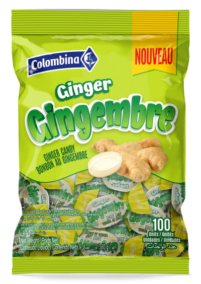 BONBON DUR AROMATISE GINGEMBRE 100px16