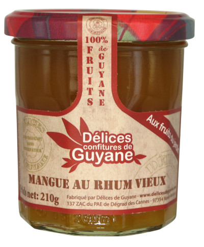 CONFITURE MANGUE RHUM VX 210g