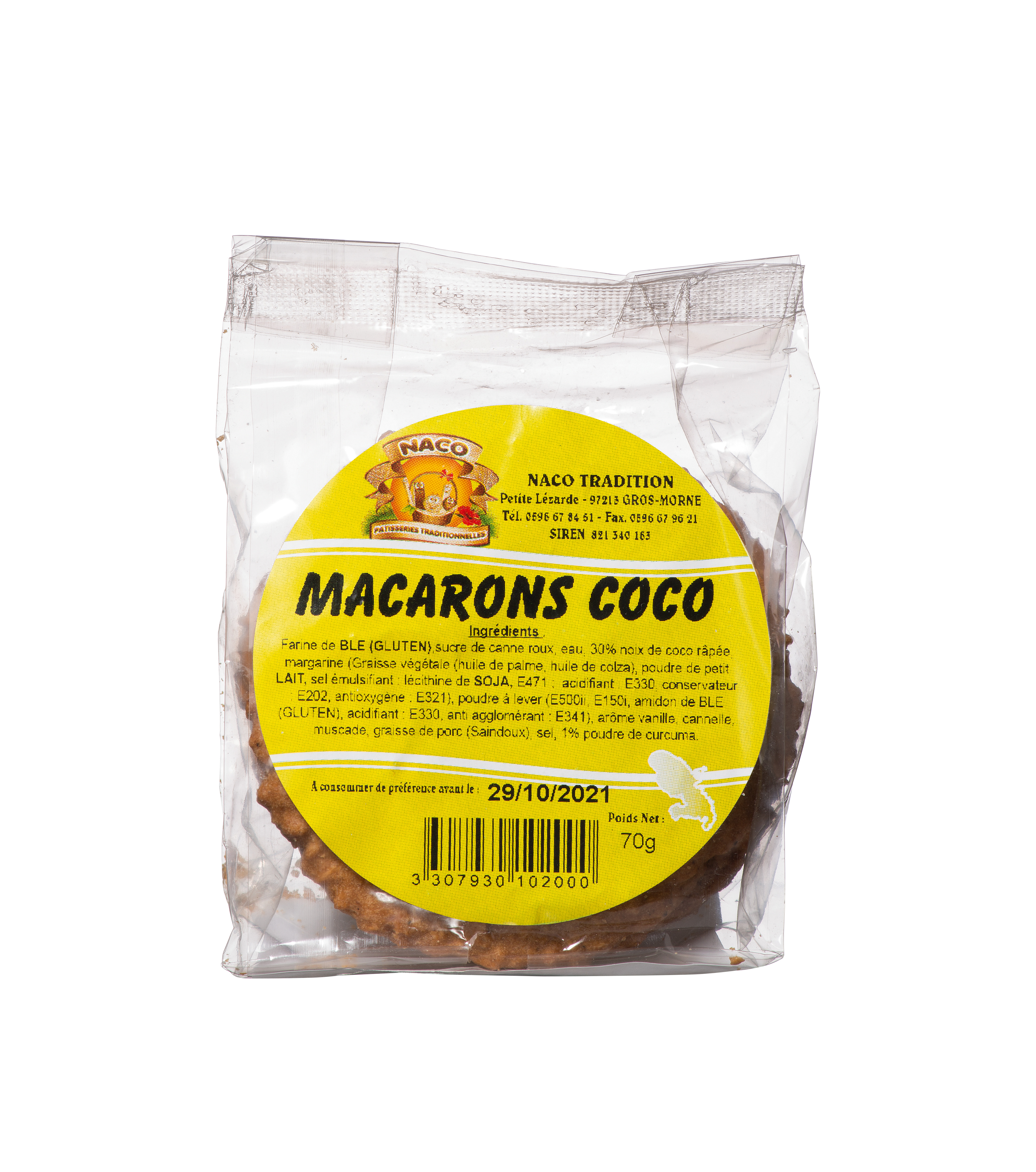 MACARONS COCO 70g NACO TRADITION