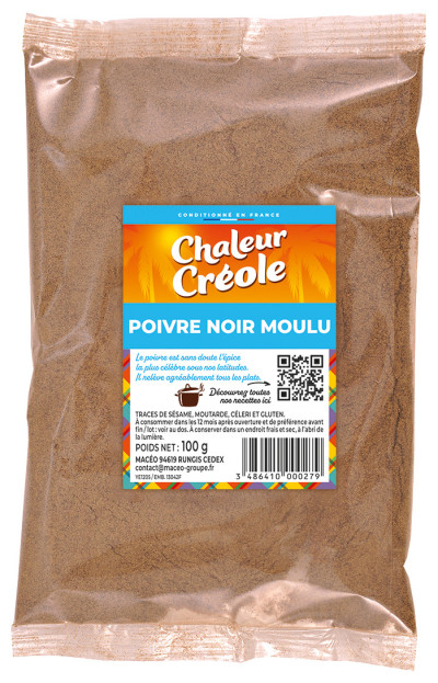 POIVRE NOIR MOULU 100gx20