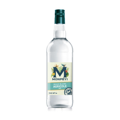 RHUM BLANC AGRICOLE 40° 50cl MONPEYI