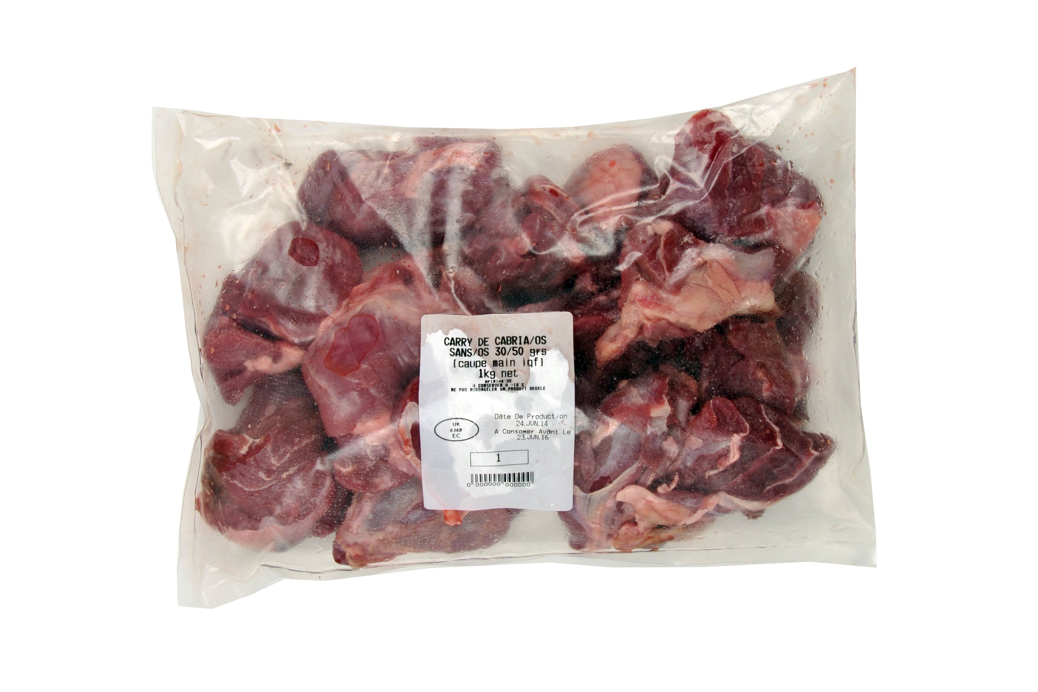 SAUTE DE CABRI AVEC OS 1kg