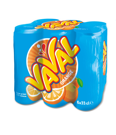 VAVAL ORANGE BOITE PACK 33cl
